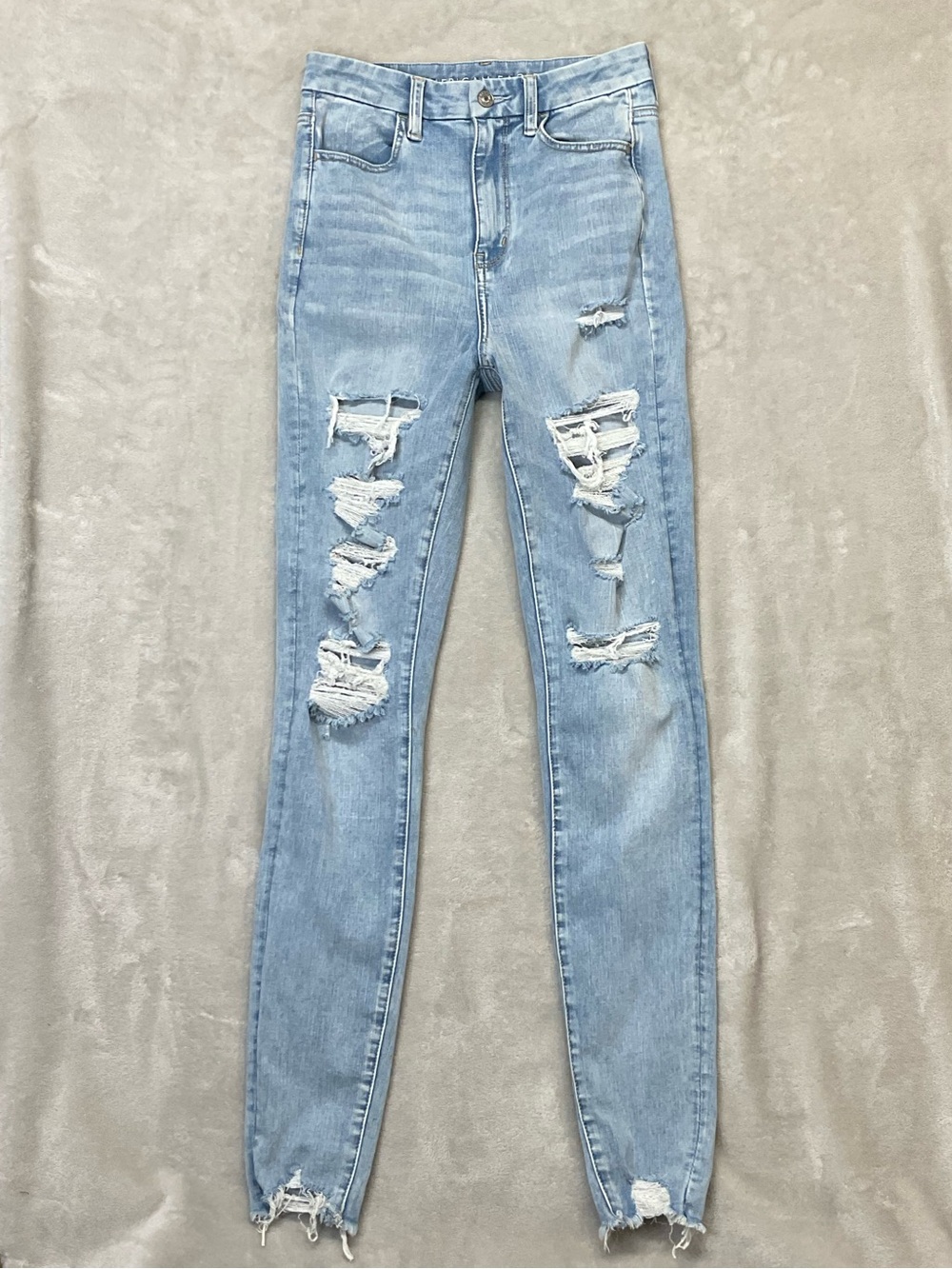 American Eagle Curvy Highest Rise Jegging Next Level Stretch Womens 6 X-Long